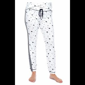 PJ Salvage white joggers with stars